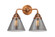 Nouveau 2 Two Light Bath Vanity in Antique Copper (405|288-2W-AC-G43)