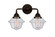 Nouveau 2 Two Light Bath Vanity in Oil Rubbed Bronze (405|288-2W-OB-G534)