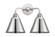 Nouveau 2 LED Bath Vanity in Polished Chrome (405|288-2W-PC-M13-PC-LED)