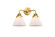 Nouveau 2 LED Bath Vanity in Satin Gold (405|288-2W-SG-G41-LED)