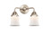 Nouveau 2 Two Light Bath Vanity in Brushed Satin Nickel (405|288-2W-SN-G181S)