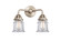 Nouveau 2 Two Light Bath Vanity in Brushed Satin Nickel (405|288-2W-SN-G182S)