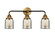 Nouveau 2 Three Light Bath Vanity in Black Antique Brass (405|288-3W-BAB-G58)