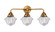 Nouveau 2 Three Light Bath Vanity in Brushed Brass (405|288-3W-BB-G532)