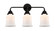 Nouveau 2 Three Light Bath Vanity in Matte Black (405|288-3W-BK-G181)