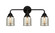 Nouveau 2 LED Bath Vanity in Matte Black (405|288-3W-BK-G58-LED)