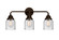 Nouveau 2 Three Light Bath Vanity in Oil Rubbed Bronze (405|288-3W-OB-G54)