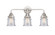 Nouveau 2 Three Light Bath Vanity in Polished Chrome (405|288-3W-PC-G184S)