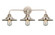 Nouveau 2 LED Bath Vanity in Polished Nickel (405|288-3W-PN-M1-PN-LED)