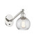 Ballston One Light Wall Sconce in Polished Nickel (405|317-1W-PN-G121-6)