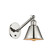 Ballston One Light Wall Sconce in Polished Nickel (405|317-1W-PN-M8)