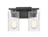 Two Light Bath Vanity in Matte Black (405|419-2W-BK-G4192)
