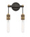 Ellis LED Bath Vanity in Black Antique Brass (405|444-2W-BAB)
