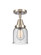 Caden One Light Flush Mount in Antique Brass (405|447-1C-AB-G54)
