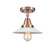 Caden LED Semi-Flush Mount in Antique Copper (405|447-1C-AC-G1-LED)