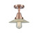 Caden LED Semi-Flush Mount in Antique Copper (405|447-1C-AC-G2-LED)