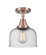 Caden LED Semi-Flush Mount in Antique Copper (405|447-1C-AC-G74-LED)