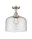 Caden One Light Semi-Flush Mount in Brushed Brass (405|447-1C-BB-G713-L)