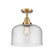 Caden One Light Flush Mount in Brushed Brass (405|447-1C-BB-G74-L)