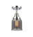 Caden One Light Semi-Flush Mount in Polished Chrome (405|447-1C-PC-G53)