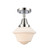 Caden LED Semi-Flush Mount in Polished Chrome (405|447-1C-PC-G531-LED)
