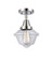 Caden LED Semi-Flush Mount in Polished Chrome (405|447-1C-PC-G532-LED)