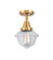 Caden One Light Semi-Flush Mount in Satin Gold (405|447-1C-SG-G532)