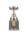Caden One Light Semi-Flush Mount in Brushed Satin Nickel (405|447-1C-SN-G53)