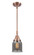 Caden LED Mini Pendant in Antique Copper (405|447-1S-AC-G53-LED)