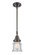 Caden One Light Mini Pendant in Oil Rubbed Bronze (405|447-1S-OB-G184S)
