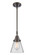 Caden LED Mini Pendant in Oil Rubbed Bronze (405|447-1S-OB-G62-LED)
