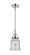 Caden One Light Mini Pendant in Polished Chrome (405|447-1S-PC-G184)
