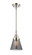 Caden LED Mini Pendant in Polished Nickel (405|447-1S-PN-G63-LED)