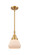 Caden LED Mini Pendant in Satin Gold (405|447-1S-SG-G171-LED)