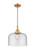 Caden LED Mini Pendant in Satin Gold (405|447-1S-SG-G74-L-LED)