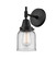 Caden One Light Wall Sconce in Matte Black (405|447-1W-BK-G52)