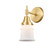 Caden One Light Wall Sconce in Satin Gold (405|447-1W-SG-G181S)
