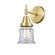 Caden One Light Wall Sconce in Satin Gold (405|447-1W-SG-G182S)