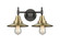 Caden Two Light Bath Vanity in Black Antique Brass (405|447-2W-BAB-M4-AB)