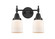 Caden LED Bath Vanity in Matte Black (405|447-2W-BK-G51-LED)