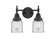 Caden LED Bath Vanity in Matte Black (405|447-2W-BK-G52-LED)