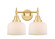 Caden Two Light Bath Vanity in Satin Gold (405|447-2W-SG-G71)
