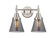 Caden Two Light Bath Vanity in Satin Nickel (405|447-2W-SN-G63)