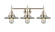 Caden LED Bath Vanity in Antique Brass (405|447-3W-AB-M4-AB-LED)