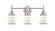 Caden Three Light Bath Vanity in Satin Nickel (405|447-3W-SN-G181S)