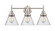 Caden Three Light Bath Vanity in Satin Nickel (405|447-3W-SN-G44)