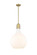 Auralume LED Pendant in Brushed Brass (405|492-1S-BB-G581-16-LED)