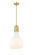 Auralume LED Mini Pendant in Satin Gold (405|492-1S-SG-G581-12-LED)