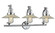 Franklin Restoration LED Bath Vanity in Polished Chrome (405|515-3W-PC-G2-LED)