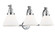 Franklin Restoration Three Light Bath Vanity in Polished Chrome (405|515-3W-PC-G41)